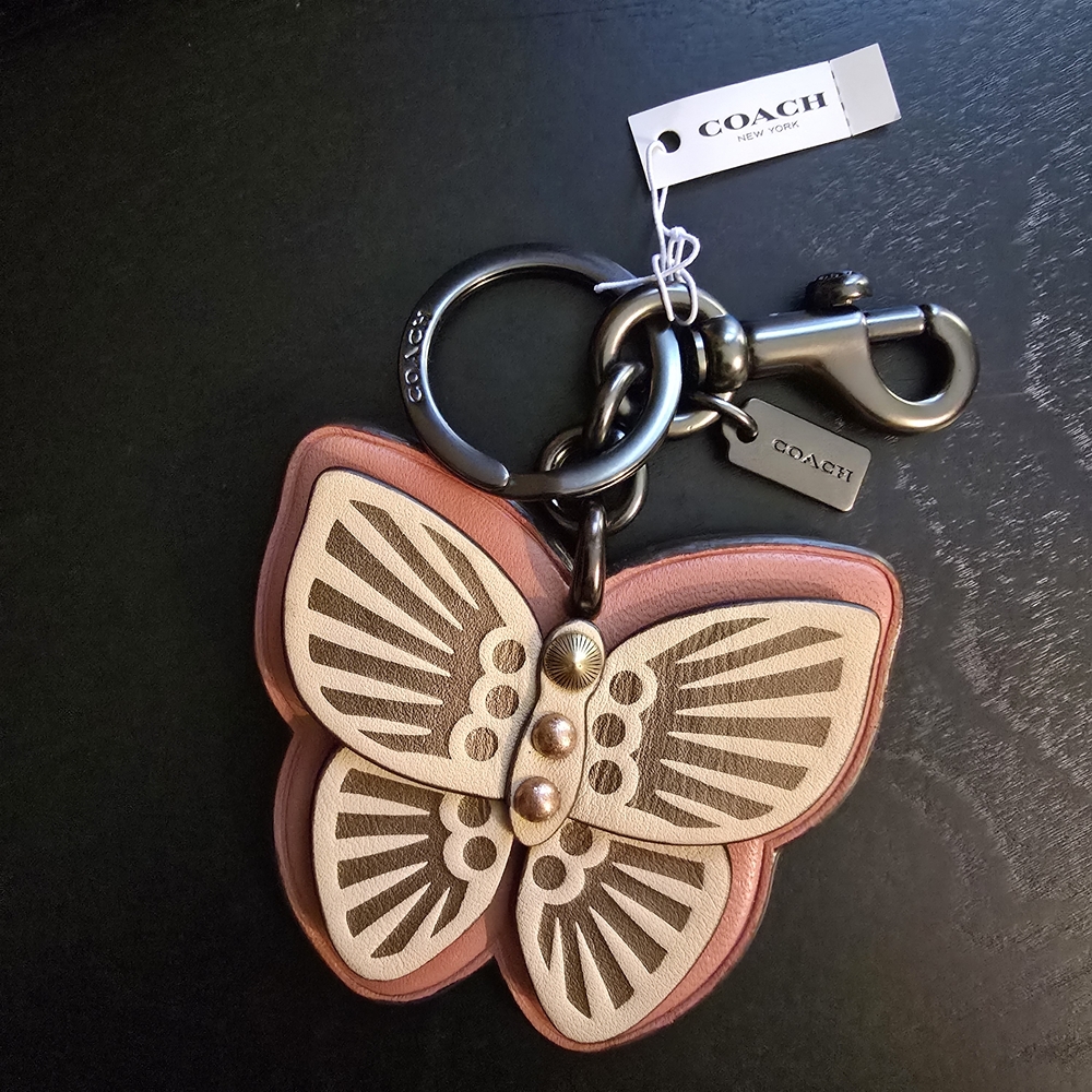 NWT Coach Butterfly Bag Charm